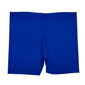 Swimsuits For All Plus Size 44 Blue Swimsuit Bottom Shorts Stretch No Lining